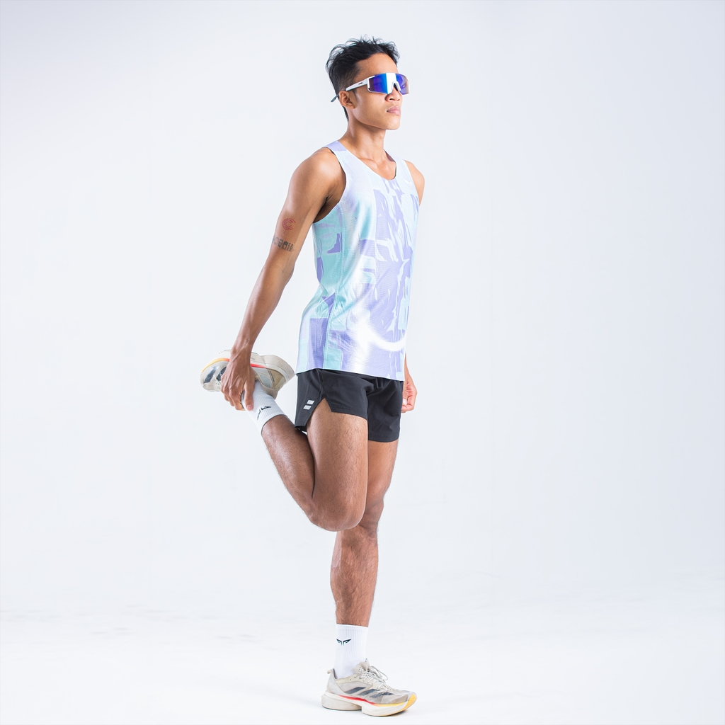 Áo Singlet Chạy Bộ Premium Wolf Active Cold Thermal W278, Siêu Nhẹ, Thiết Kế Cực Đẹp