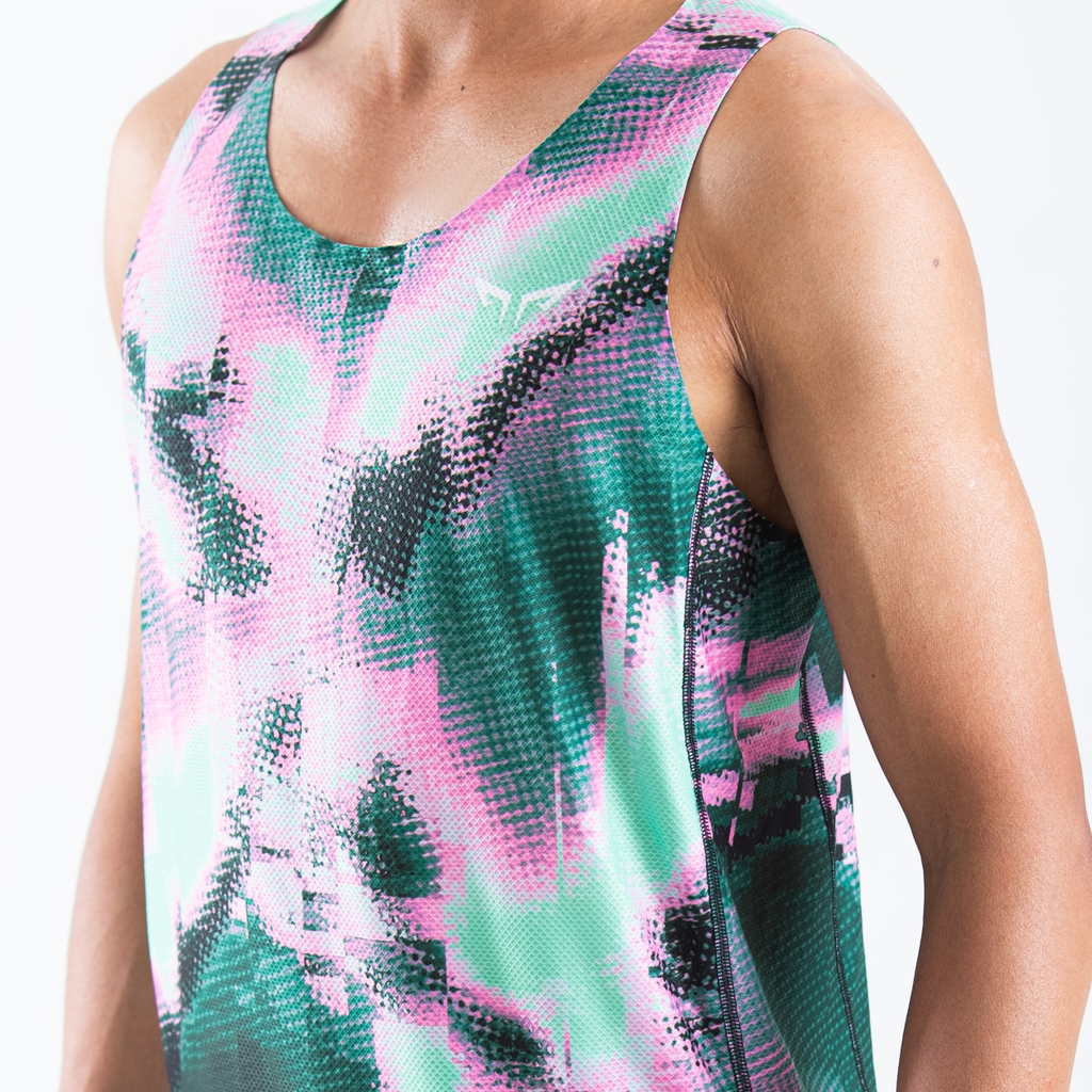 Áo Singlet Chạy Bộ Premium Wolf Active Outbreak W274, Siêu Nhẹ, Tối Ưu Chuyển Động