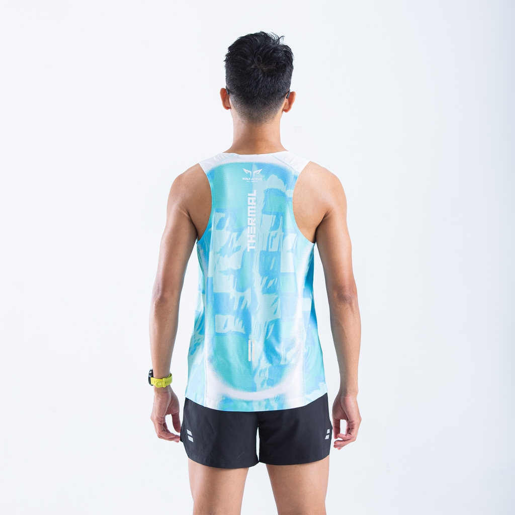 Áo Singlet Chạy Bộ Premium Wolf Active Cold Thermal W278, Siêu Nhẹ, Thiết Kế Cực Đẹp