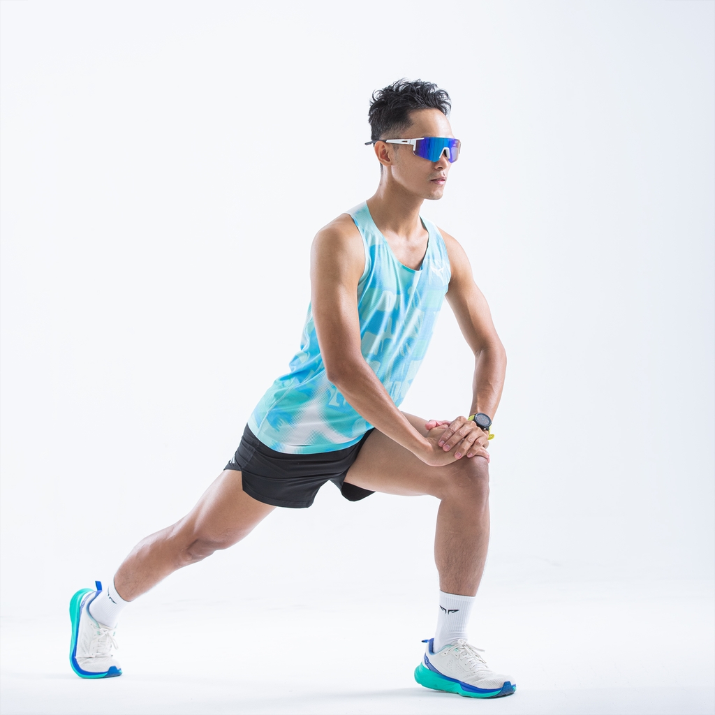 Áo Singlet Chạy Bộ Premium Wolf Active Cold Thermal W278, Siêu Nhẹ, Thiết Kế Cực Đẹp