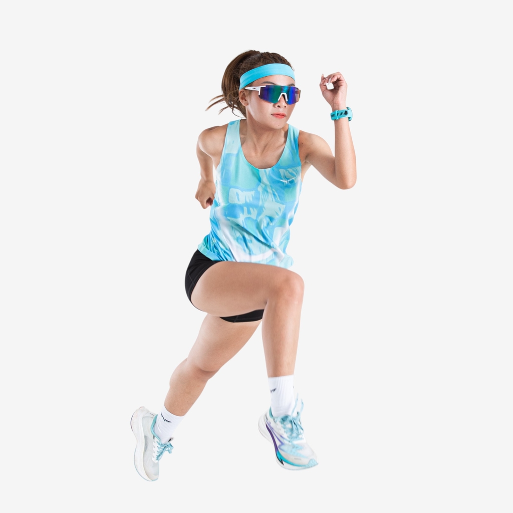 Áo Singlet Chạy Bộ Nữ Premium Wolf Active Thermal W05 Công Nghệ Seamless & Flatlock, Nhanh Khô