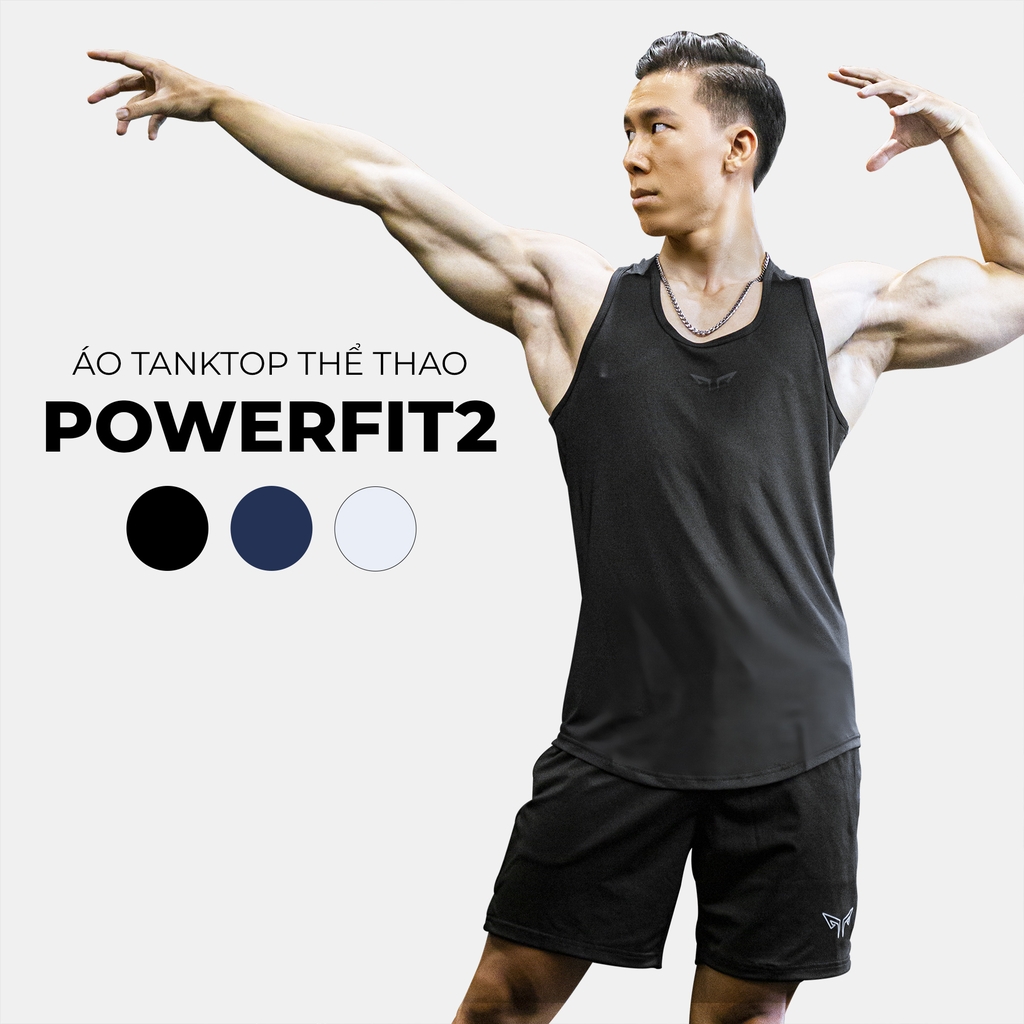 Áo Ba Lỗ Thể Thao Wolf Active Powerfit2 W41, Áo Thể Thao Mát Mẻ, Chất Vải Mềm Mịn, Co Giãn 4 Chiều