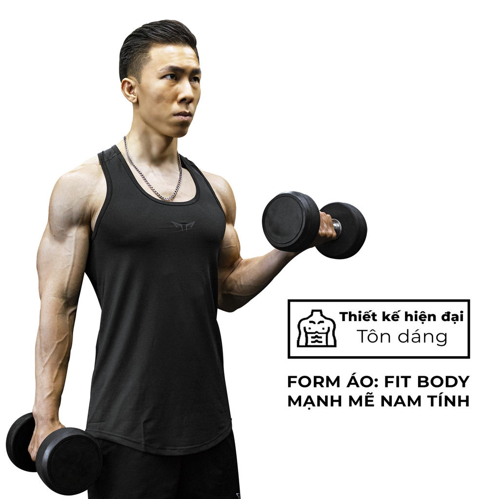 Áo Ba Lỗ Thể Thao Wolf Active Powerfit2 W41, Áo Thể Thao Mát Mẻ, Chất Vải Mềm Mịn, Co Giãn 4 Chiều