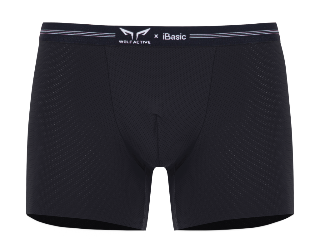 Quần Lót Nam Thể Thao Wolf Active x iBasic PANM155 Airy Thoáng Khí Phom Trunk Không Đường May Freecut