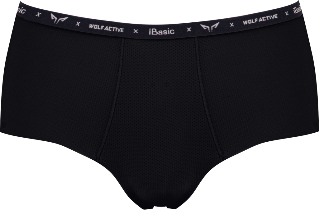 Quần Lót Nữ Thể Thao Không Đường May Wolf Active x iBasic PANW192 Lưng Cao Form Hipster Free Cut, Thoáng Khí