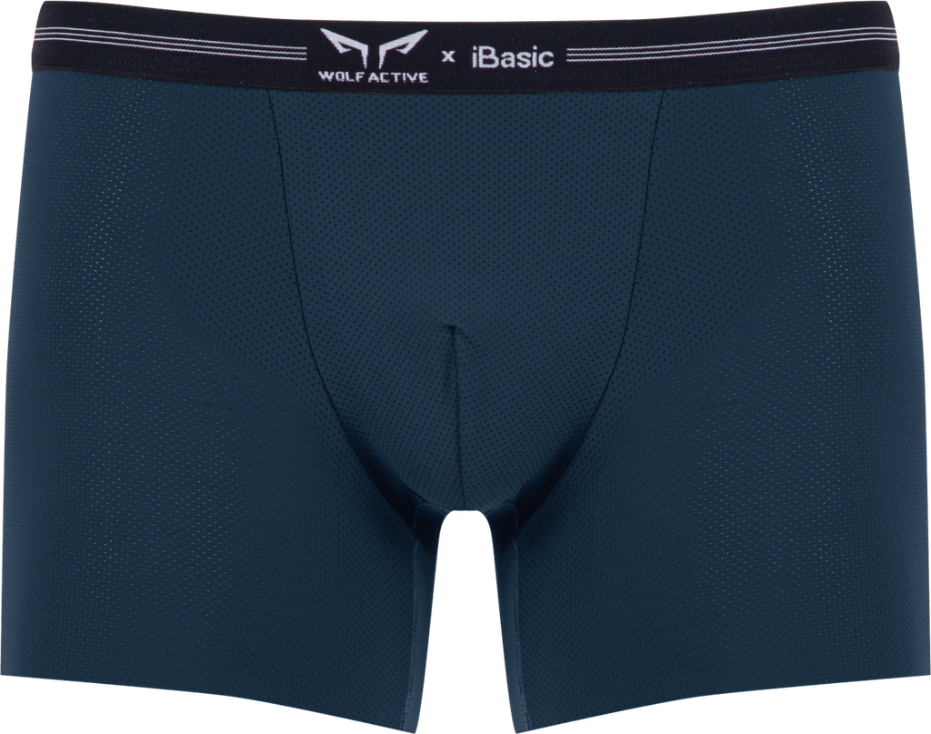Quần Lót Nam Thể Thao Wolf Active x iBasic PANM155 Airy Thoáng Khí Phom Trunk Không Đường May Freecut