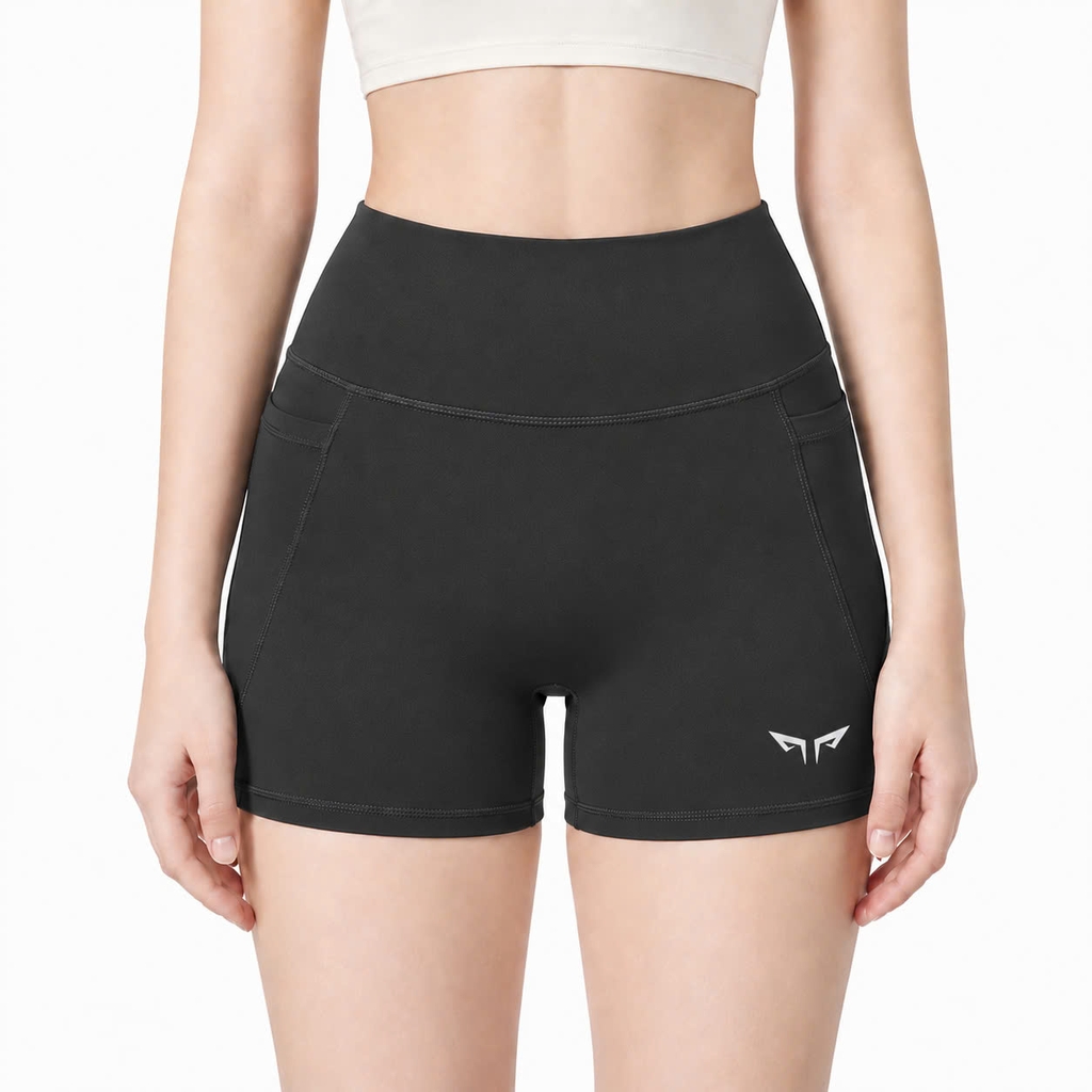 Quần Short Chạy Bộ Nữ, Tập Gym Có Túi Wolf Active Flex V1 180 , Chất Vải Mềm Mịn, Co Giãn 4 Chiều