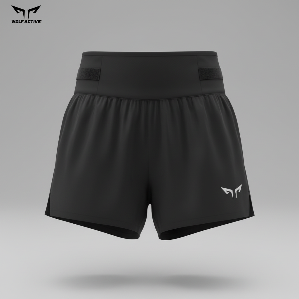 Quần Đai Belt Chạy Bộ Nam Wolf Active Ultra Run W280, Nhẹ, Thoáng, Nhanh Khô