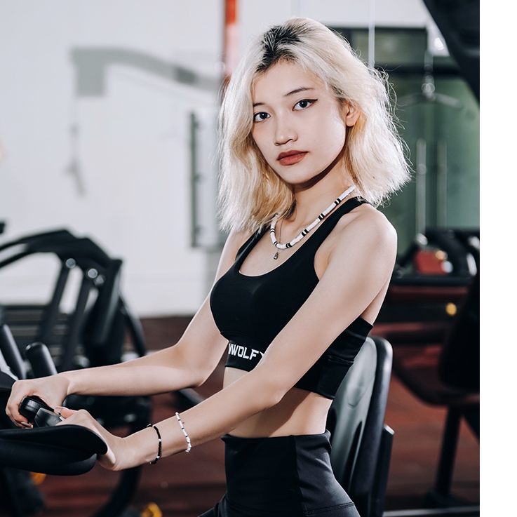 Áo Bra Tập Gym, Áo Bra Nữ Tập Yoga Wolf Active Chất Liệu Co Giãn, Lên Form Tôn Dáng WOLF65