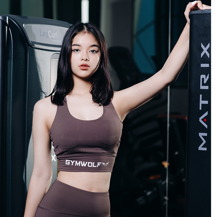 Áo Bra Tập Gym, Áo Bra Nữ Tập Yoga Wolf Active Chất Liệu Co Giãn, Lên Form Tôn Dáng WOLF65