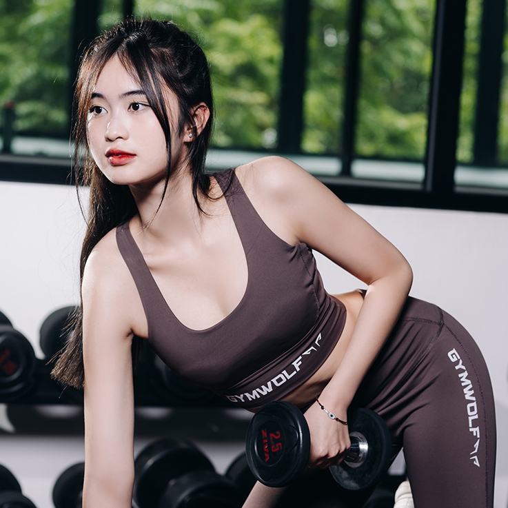 Áo Bra Tập Gym, Áo Bra Nữ Tập Yoga Wolf Active Chất Liệu Co Giãn, Lên Form Tôn Dáng WOLF65