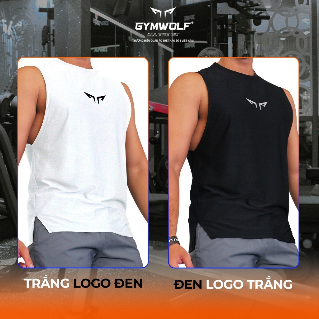 Áo Tanktop Wolf Active Powertank 188, Áo Ba Lỗ Gym, Chất Vải Mềm Mịn, Thoáng Khí, Co Giãn 4 Chiều