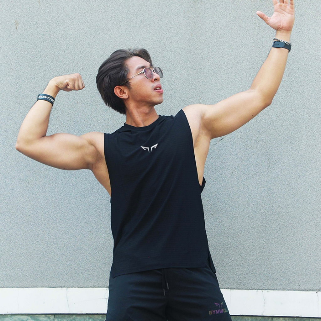 Áo Tanktop Wolf Active Powertank 188, Áo Ba Lỗ Gym, Chất Vải Mềm Mịn, Thoáng Khí, Co Giãn 4 Chiều