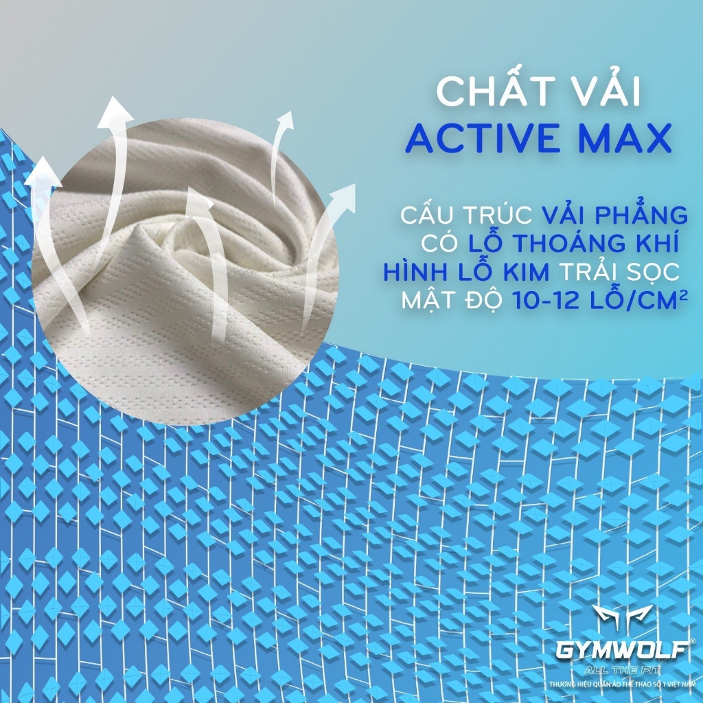 Áo Tanktop Wolf Active Powertank 188, Áo Ba Lỗ Gym, Chất Vải Mềm Mịn, Thoáng Khí, Co Giãn 4 Chiều