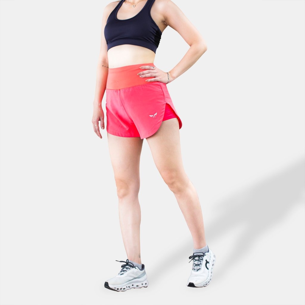 Quần Chạy Bộ Nữ 2 Lớp Essential Run V1 W79, Quần Chạy Bộ Có Túi, Chất Vải Nhẹ, Thấm Hút Mồ Hôi Tốt