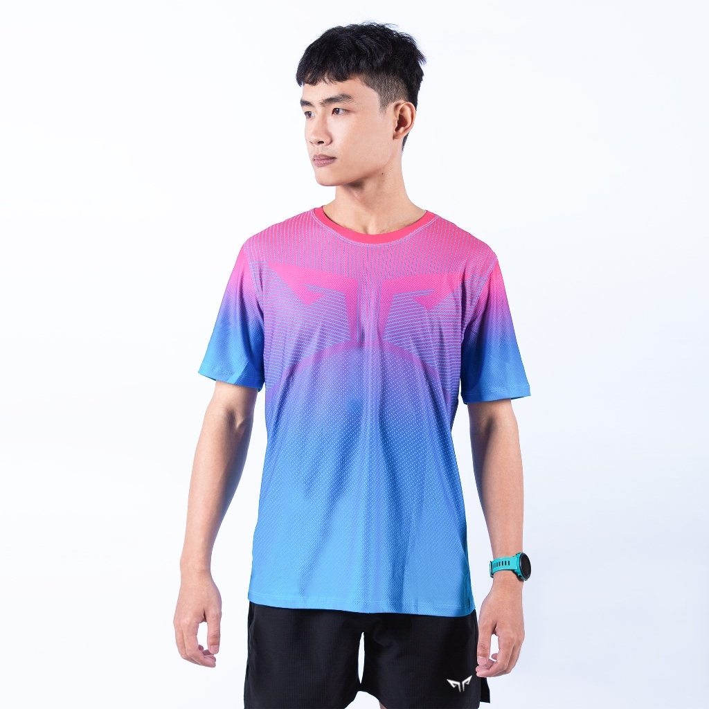 Áo Thun Chạy Bộ Nam Wolf Active Run Original 33,Chất Vải Wolf Active Cao Cấp Siêu Nhẹ, Nhanh Khô