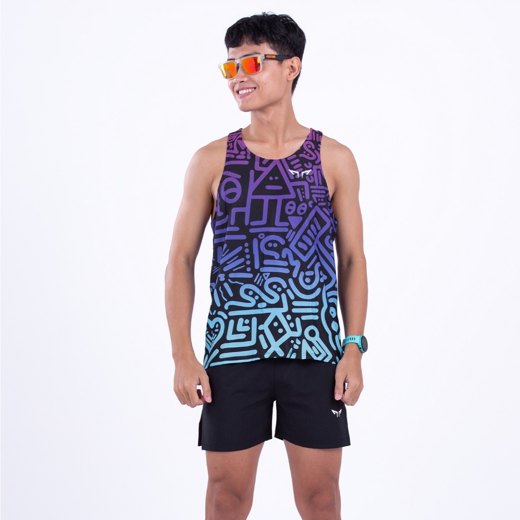 Áo Singlet Chạy Bộ Wolf Active Vui Vẻ 1 W36, Chất Vải Cao Cấp, Quick Dry, Nhanh Khô, Co Giãn 4 Chiều