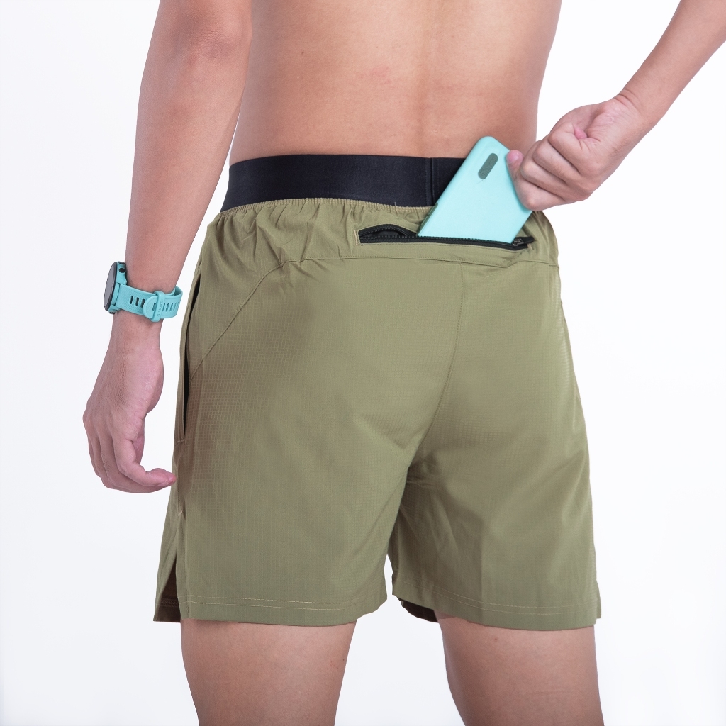 Quần Chạy Bộ Nam Wolf Active Speed Run W130, Quần Chạy Cao Cấp, Nhanh Khô, Thoáng Khí, Nhiều Túi