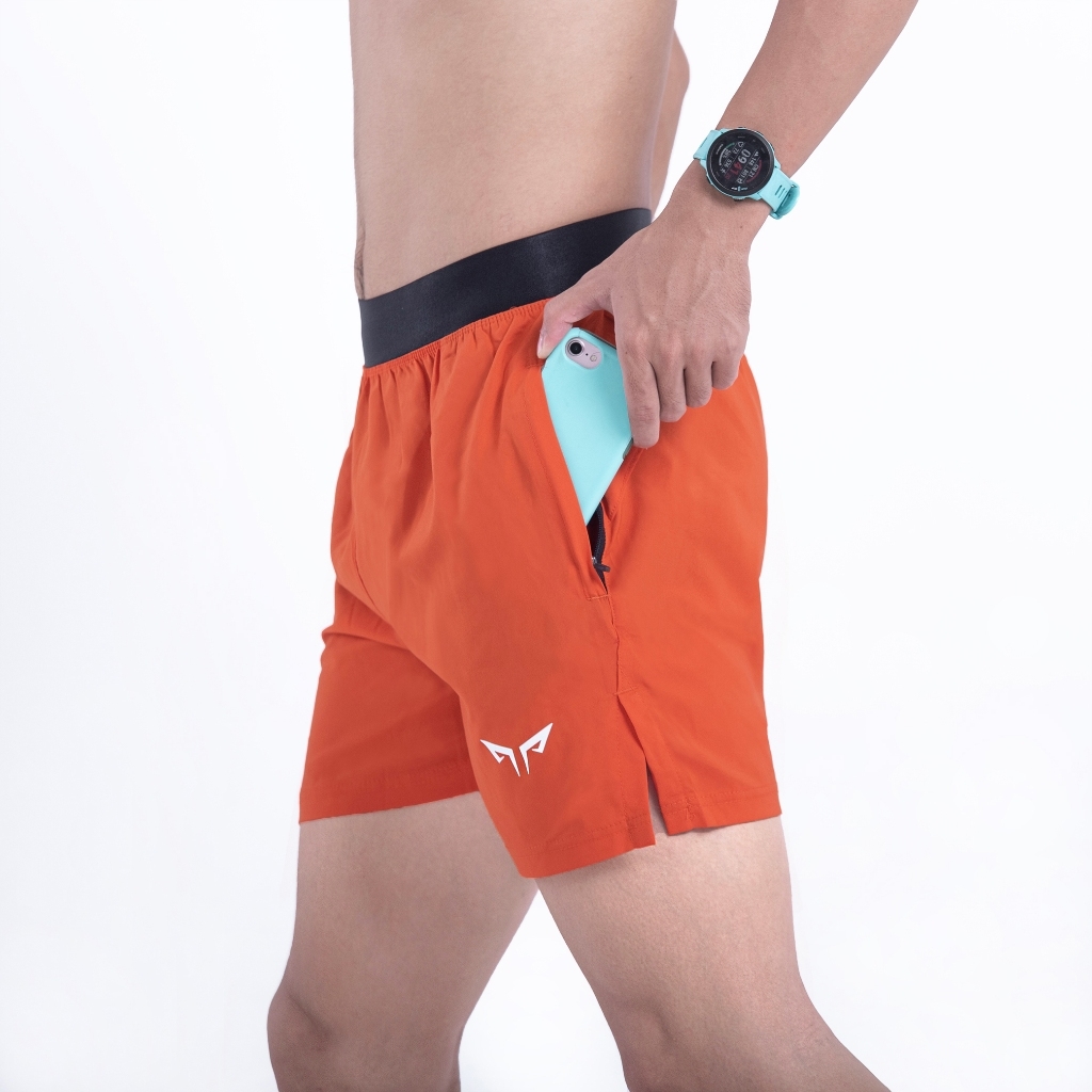 Quần Chạy Bộ Nam Wolf Active Speed Run W130, Quần Chạy Cao Cấp, Nhanh Khô, Thoáng Khí, Nhiều Túi