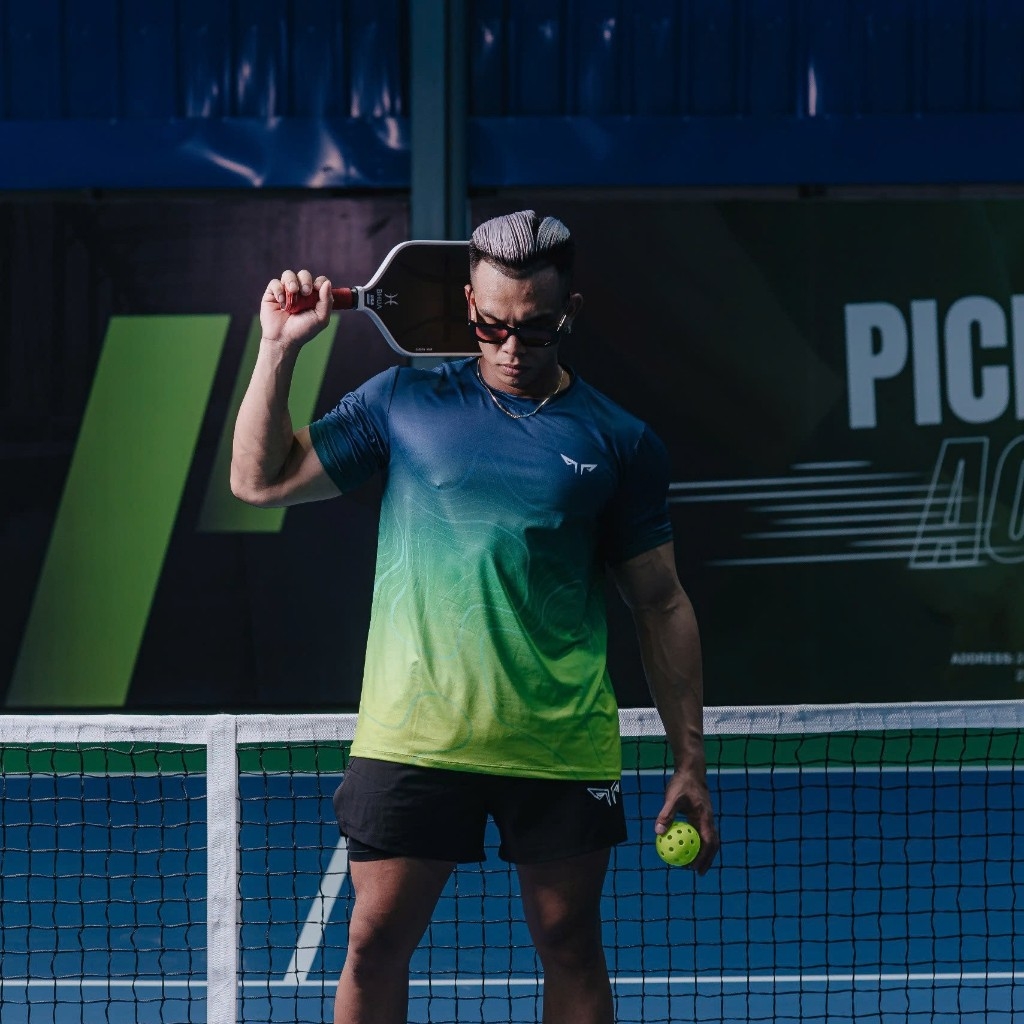 Áo Thể Thao Pickleball, Chạy Bộ Nam Essential W91, Chất Vải Maxcool Mềm Mịn, Co Giãn 4 Chiều