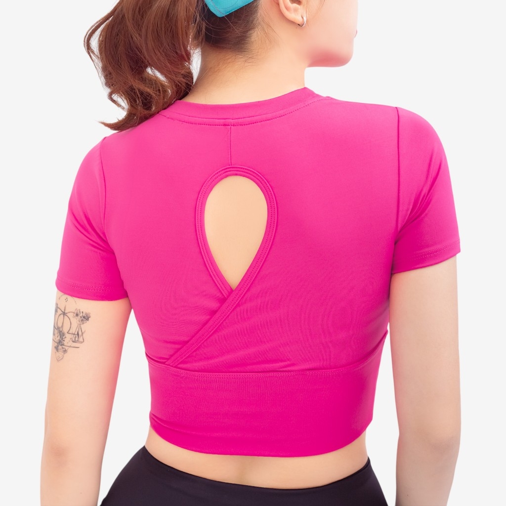 Áo Croptop Nữ Wolf Active Flexfit W216, Áo Tập Mềm Mịn, Tôn Dáng, Thấm Hút Mồ Hôi, Co Giãn Thoải Mái