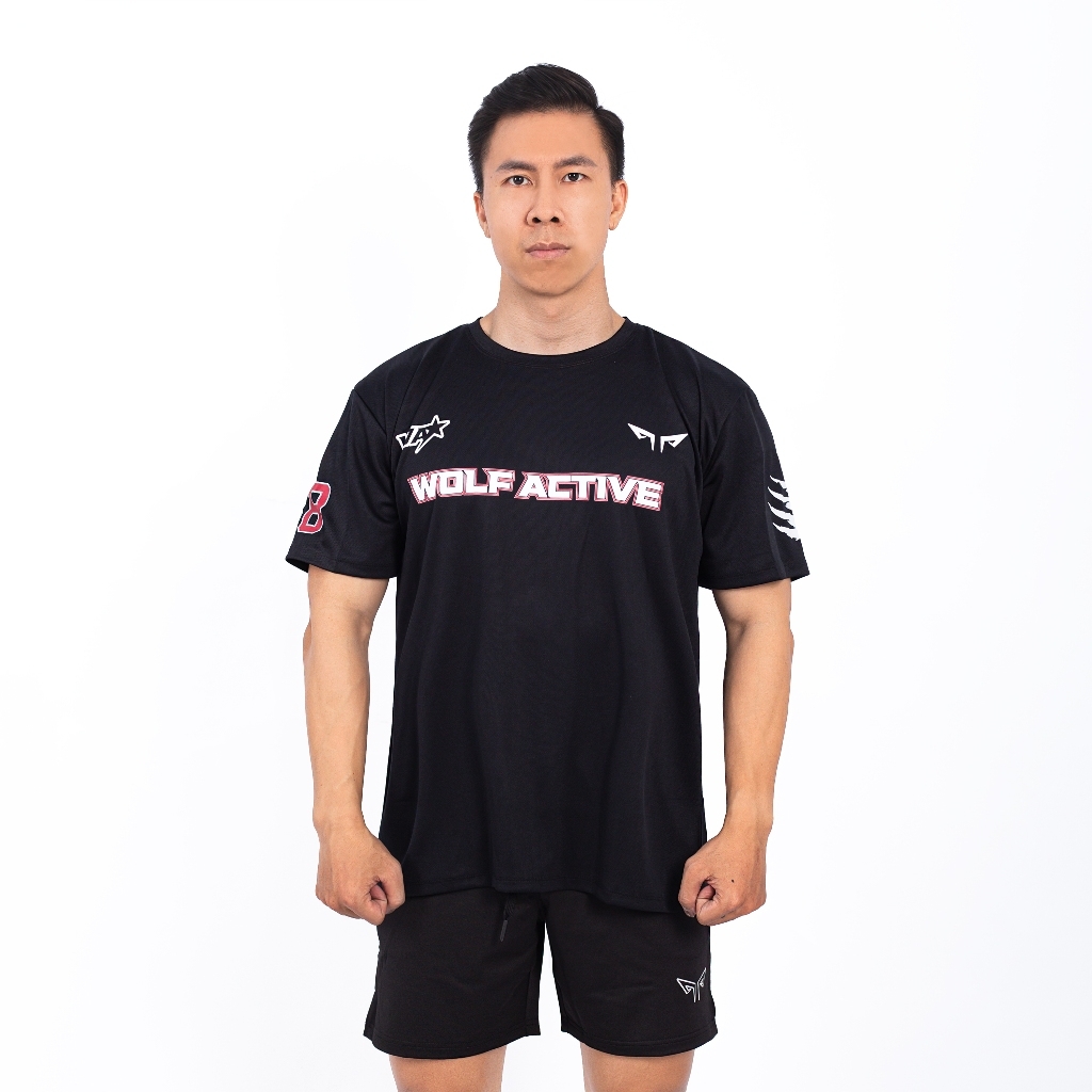 Áo Oversize Thể Thao Wolf Active Titan Strength W202, Nhẹ, Thoáng Khí, Mát Mẻ