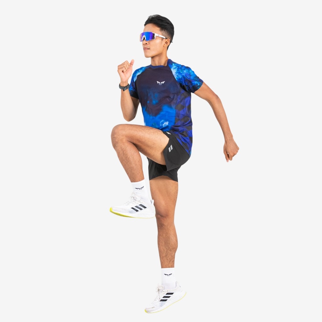 Áo Thun Nam Chạy Bộ Wolf Active Dark Fern W261, Form Mạnh Mẽ, Chất Vải Nhẹ, Thiết Kế Đẳng Cấp