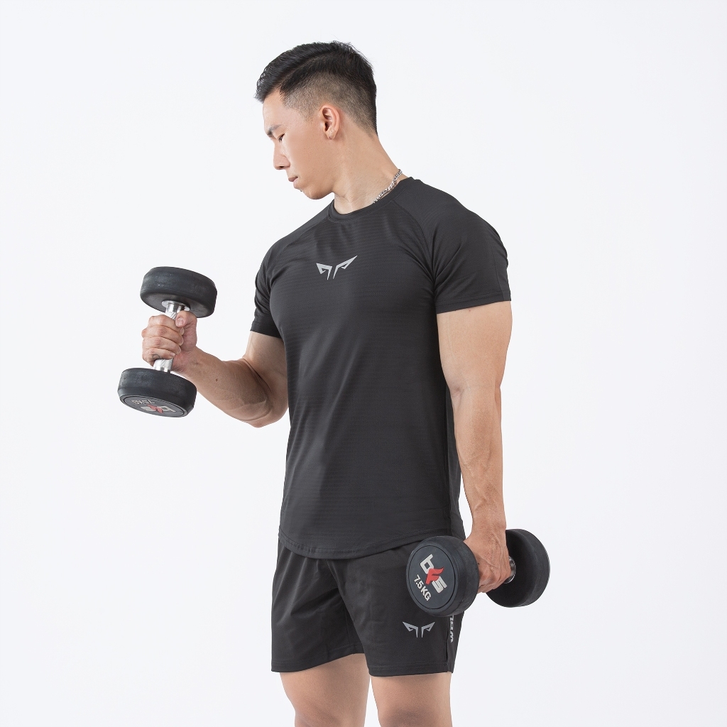 Áo Thể Thao Nam Wolf Active Powerfit W191, Áo Thể Thao Vải Active Max Mềm Mịn, Thấm Hút Mồ Hôi Tốt