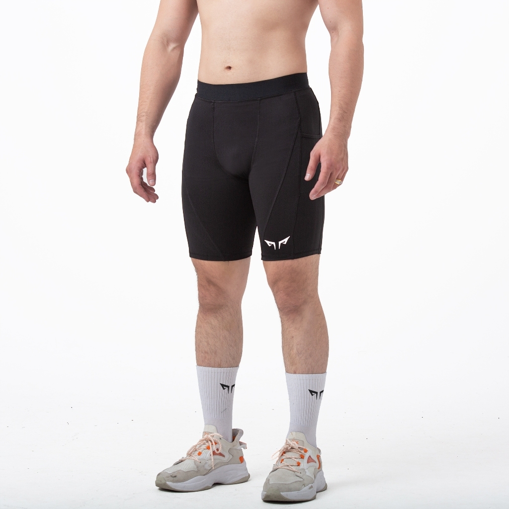 Quần Bó Cơ Nam Wolf Active Super Fast W144, Quần Bó Cơ Nhiều Túi, Chất Liệu Mềm Mịn, Co Giãn 4 Chiều