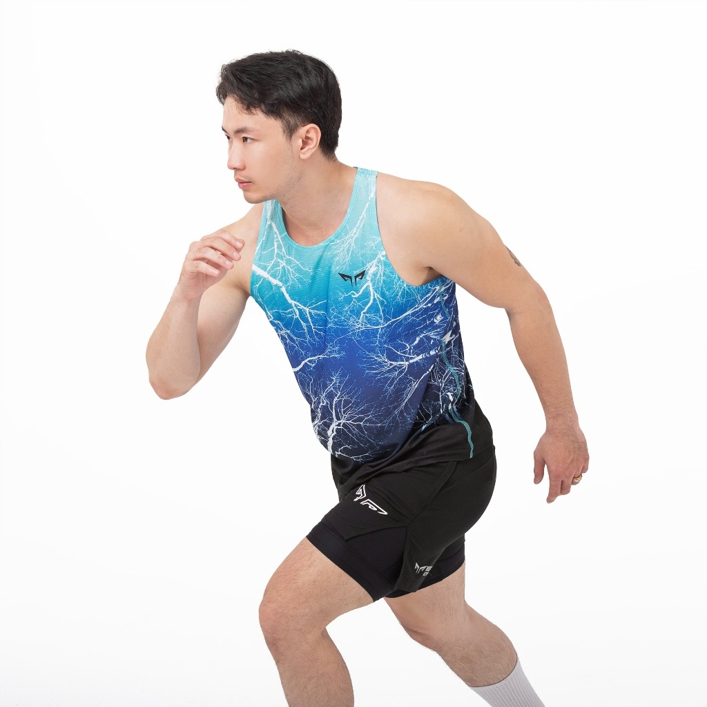 Áo Singlet Chạy Bộ Nam Wolf Active Winter Light W167, Áo Nhẹ, Nhanh Khô, Thoáng Khí, Co Giãn 4 Chiều