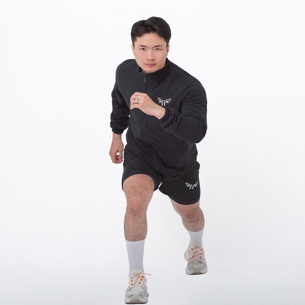 Áo Khoác Thể Thao Wolf Active Essential 72, Áo Khoác 2 Lớp, Chất Vải Nhẹ, Mát, Nheẹ
