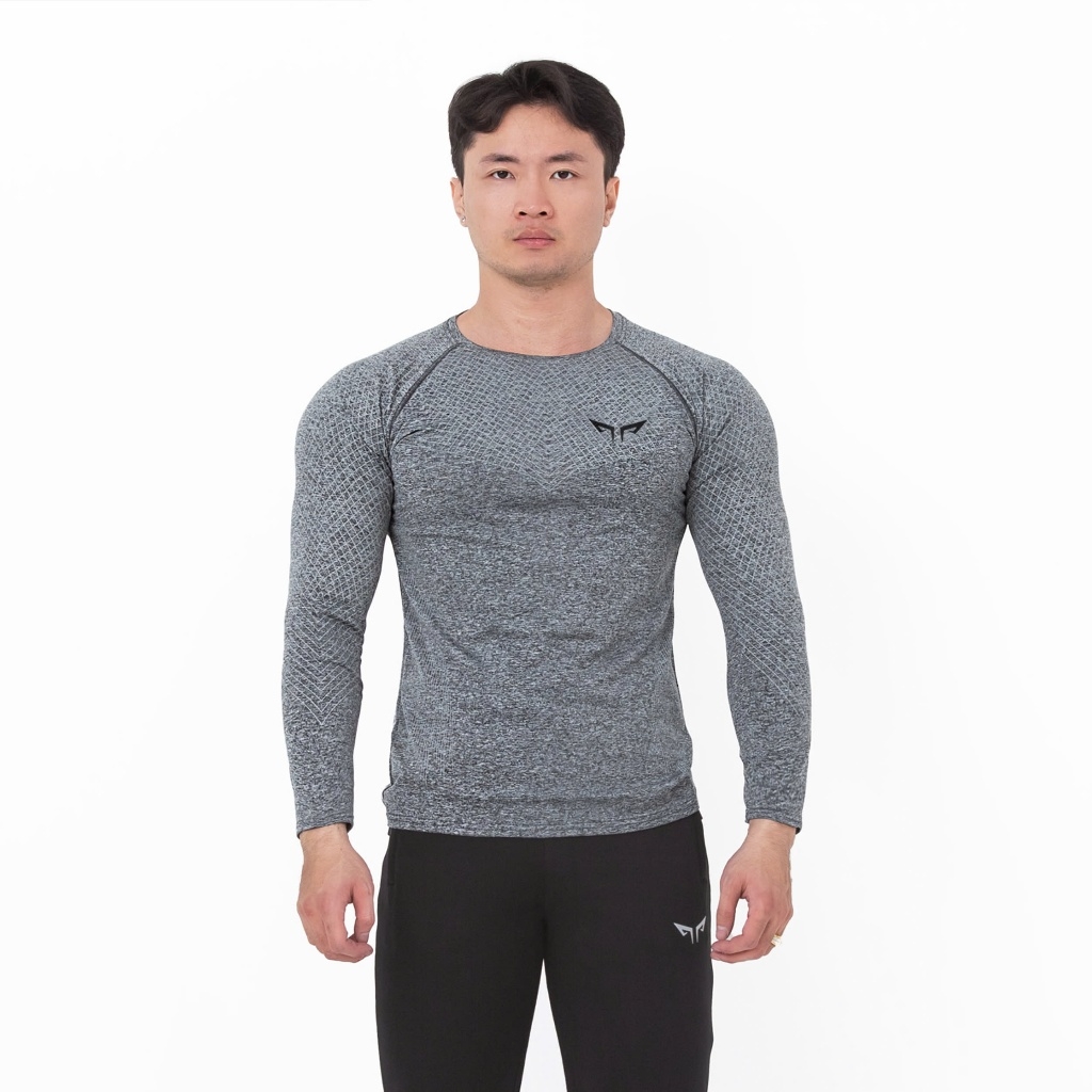 Áo Tay Dài Nam Wolf Active Powerfit V3, Form Raglan Tôn Dáng, Chất Vải Cao Cấp