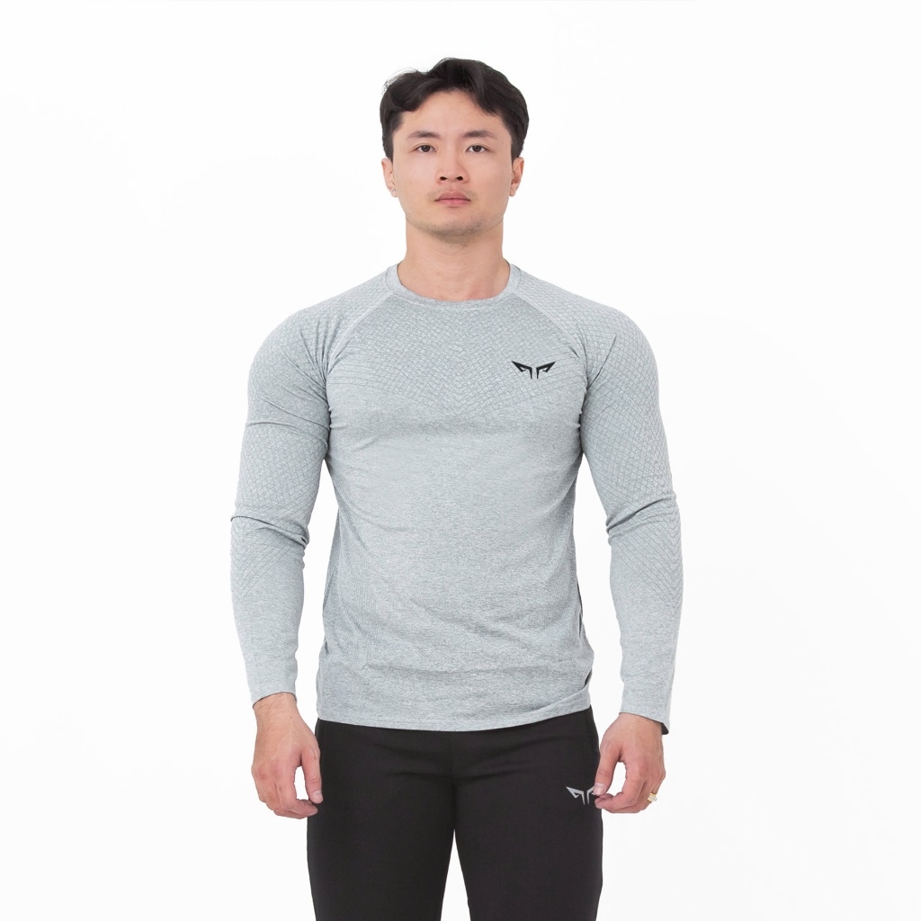Áo Tay Dài Nam Wolf Active Powerfit V3, Form Raglan Tôn Dáng, Chất Vải Cao Cấp