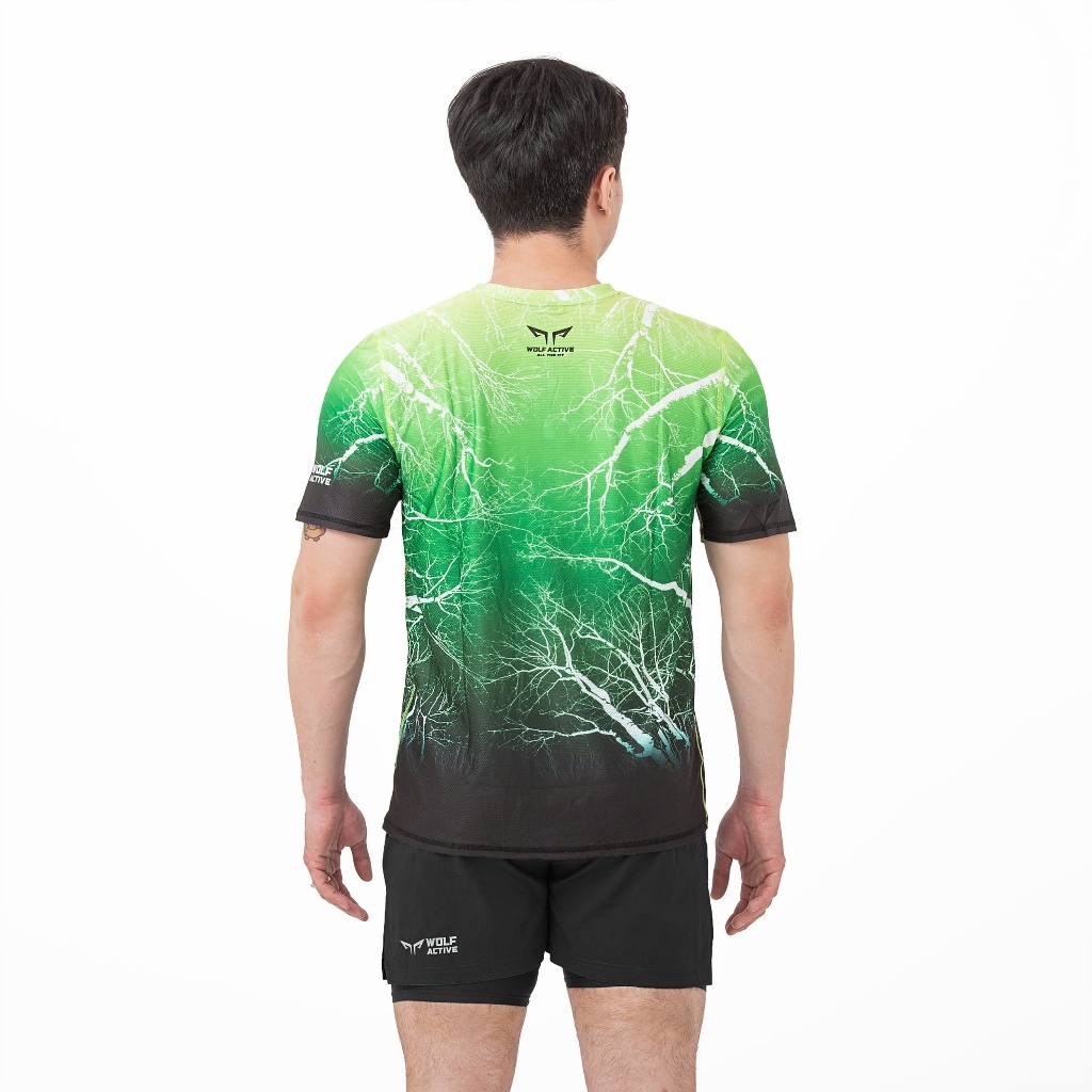 Áo Thun Nam Chạy Bộ Wolf Active Winter Light W142, Chất Vải Wolf Active Nhẹ, Nhanh Khô, Thoải Mái