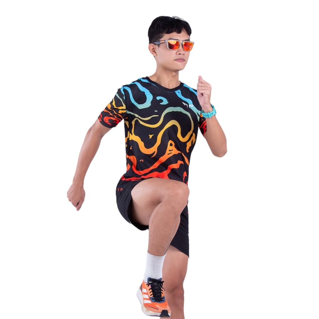 Áo Chạy Bộ Nam Wolf Active Mạch Ngầm W28, Chất Vải Wolf Active Nhẹ, Nhanh Khô, Thoáng Khí