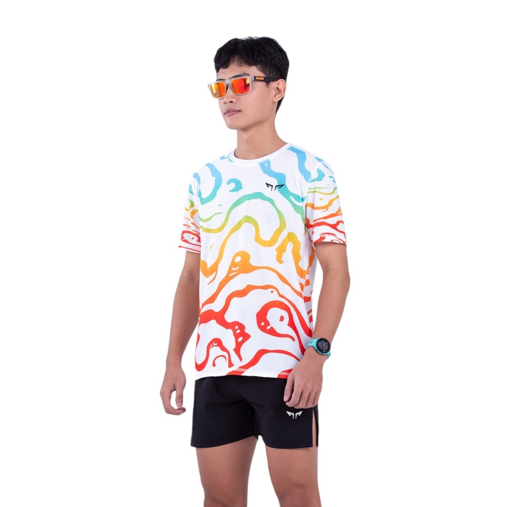 Áo Chạy Bộ Nam Wolf Active Mạch Ngầm W28, Chất Vải Wolf Active Nhẹ, Nhanh Khô, Thoáng Khí