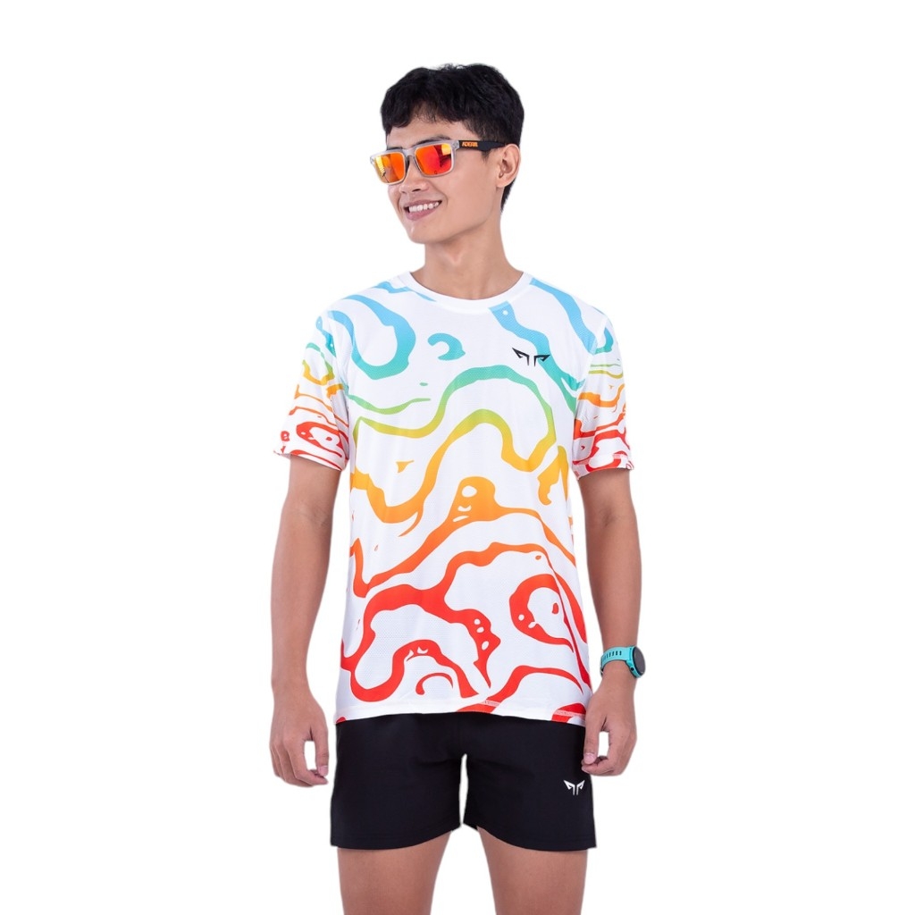 Áo Chạy Bộ Nam Wolf Active Mạch Ngầm W28, Chất Vải Wolf Active Nhẹ, Nhanh Khô, Thoáng Khí