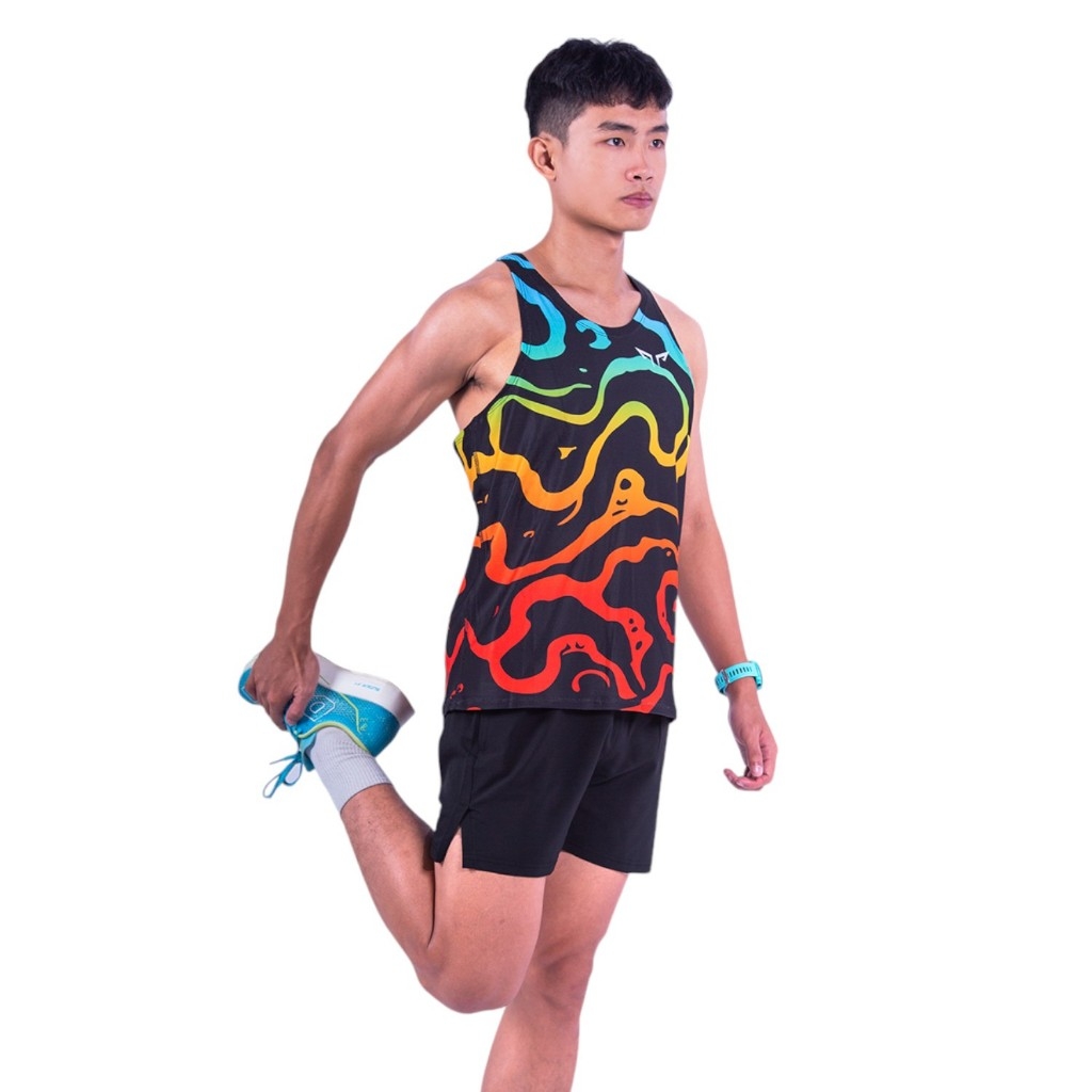 Áo Chạy Bộ Singlet Wolf Active Mạch Ngầm W29, Chất Vải Mỏng Nhẹ, Nhanh Khô, Co Giãn 4 Chiều