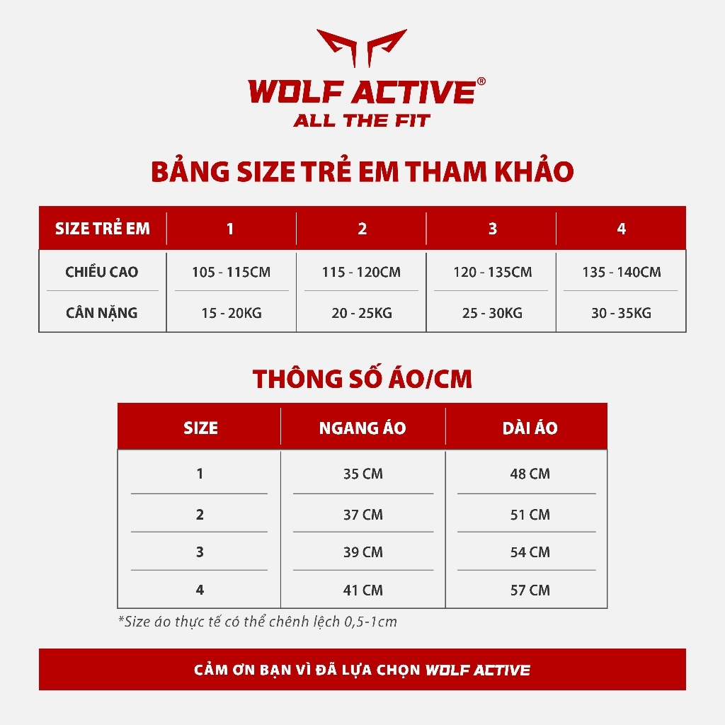 Áo Thể Thao Cho Bé Wolf Active Vườn Hoa Lá W59, Chất Vải Active Max Mềm Mịn, Thấm Hút Mồ Hôi Tốt