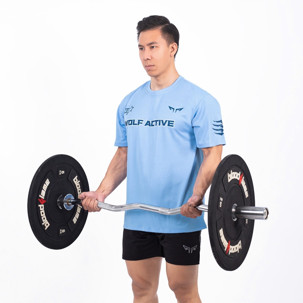 Áo Oversize Thể Thao Wolf Active Titan Strength W202, Nhẹ, Thoáng Khí, Mát Mẻ