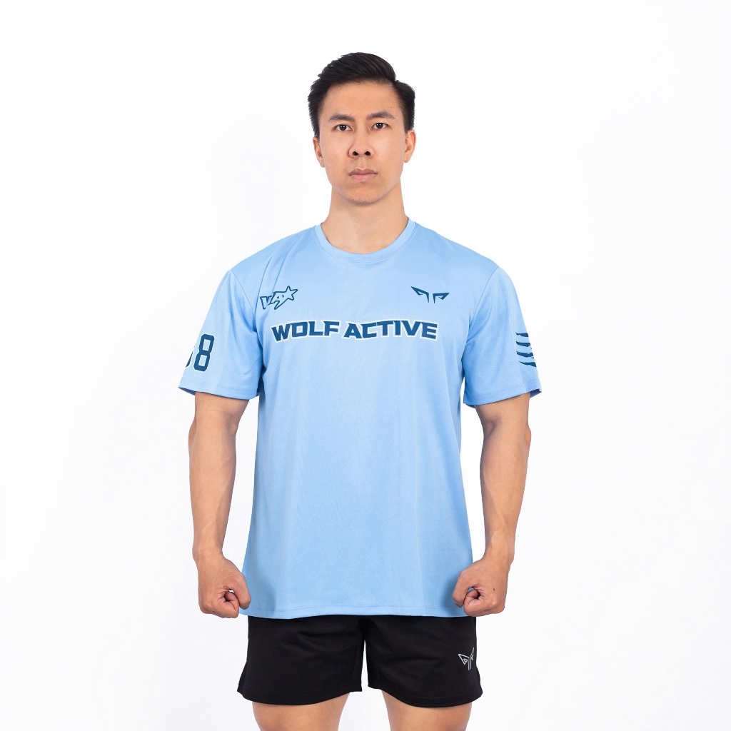 Áo Oversize Thể Thao Wolf Active Titan Strength W202, Nhẹ, Thoáng Khí, Mát Mẻ