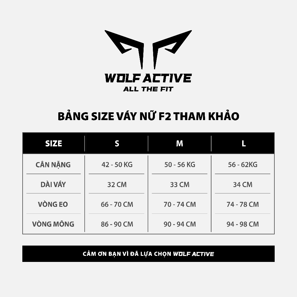Chân Váy Nữ Thể Thao Wolf Active Light Skirt W204, Chất Vải Nhẹ, Có Lớp Lót, Thấm Hút Mồ Hôi Tốt