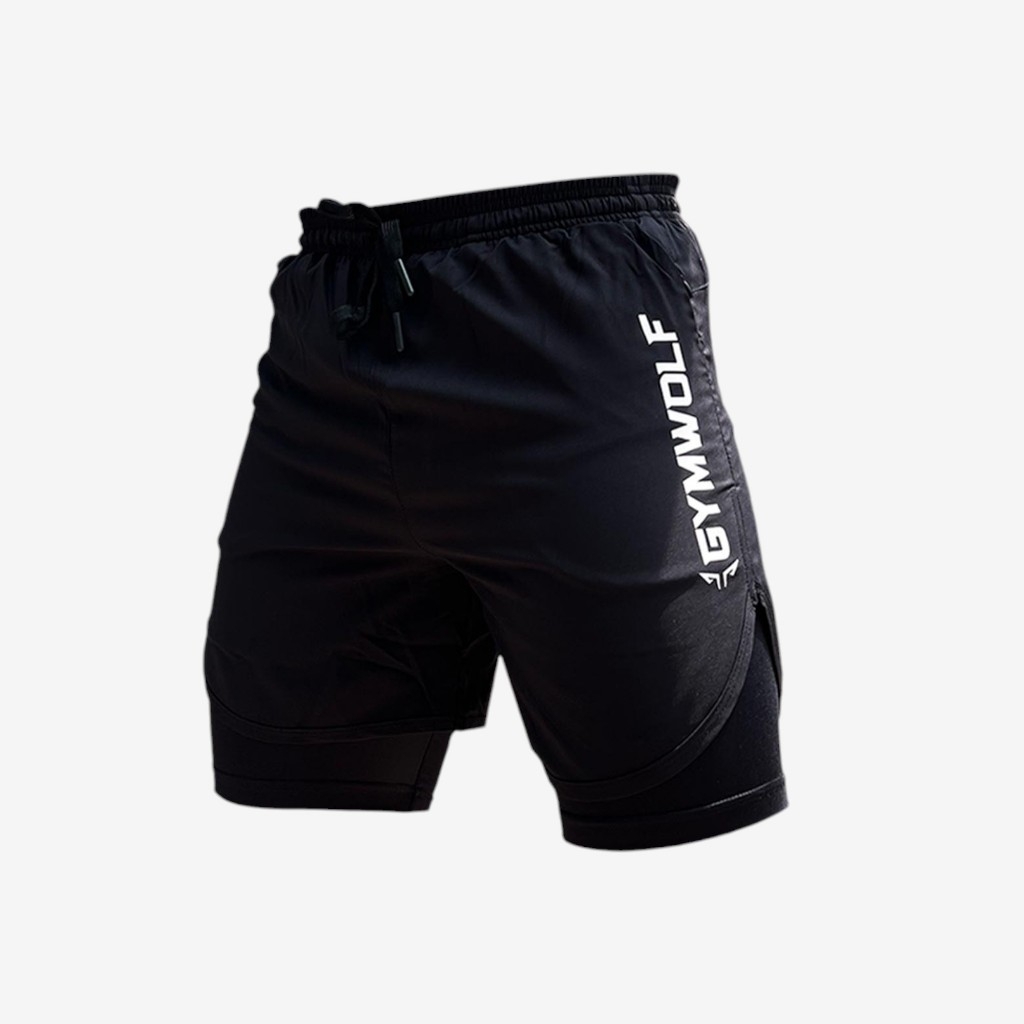 Quần 2 Lớp Fast & Fly W56 , Quần Thể Thao 2 Lớp Cho Gym Nhiều Túi, Chạy Bộ, Đạp Xe Co Giãn 4 Chiều