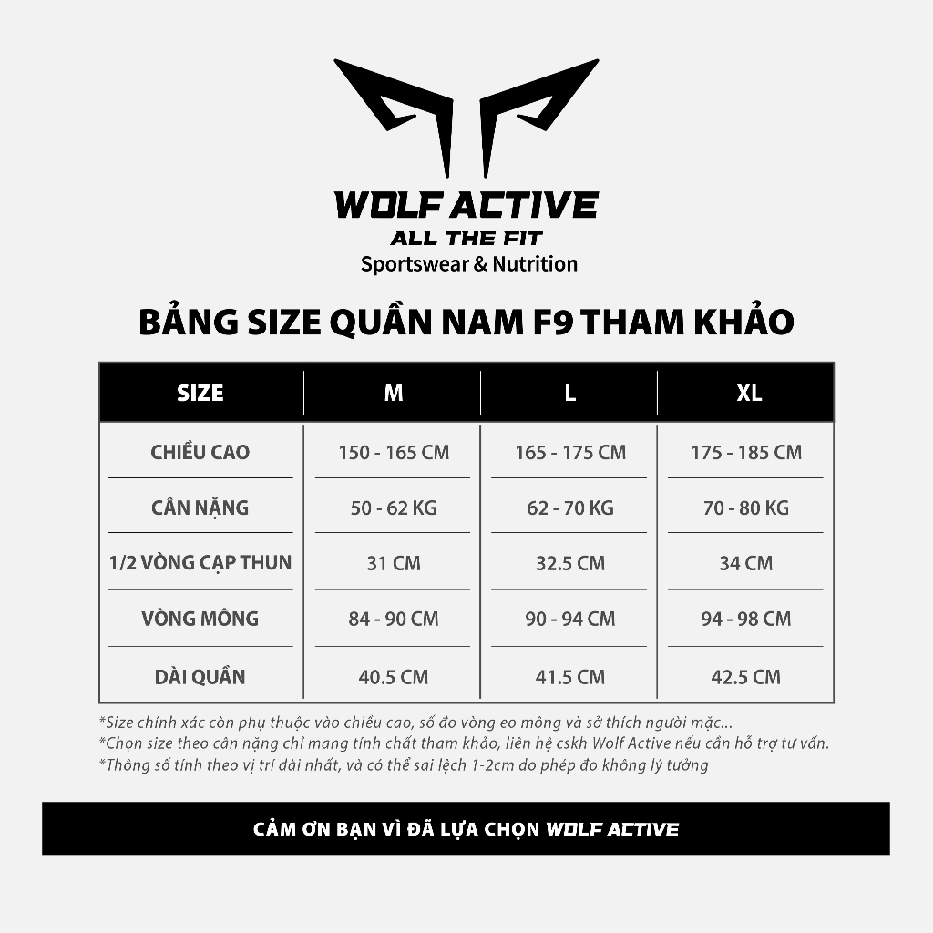Quần Chạy Bộ Nam Wolf Active Fast & FLy Run W105, Quần Thể Thao Nhẹ, Thoáng Mát, Co Giãn Khi Vận Động