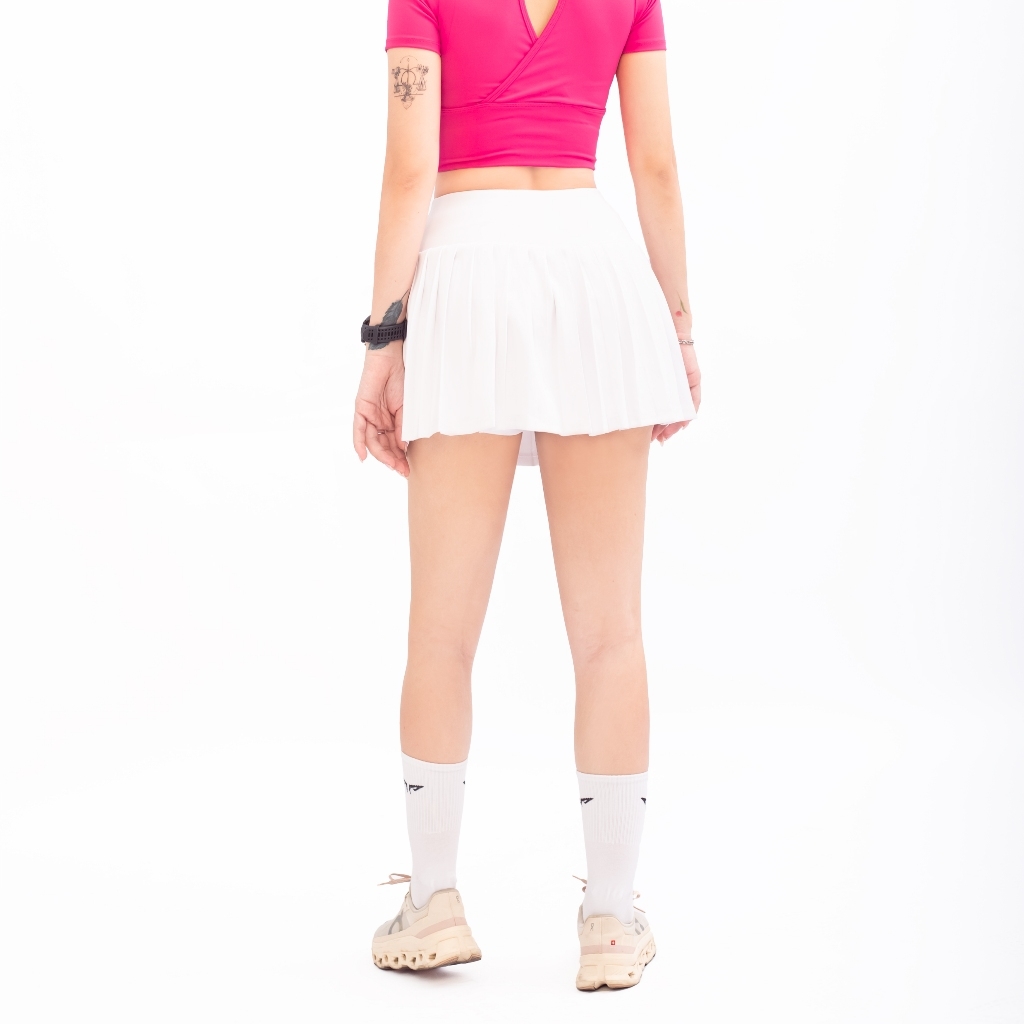 Chân Váy Nữ Thể Thao Wolf Active Essential Skirt W169, Chất Vải Thun Poly Mềm Mịn, Có Túi Trong