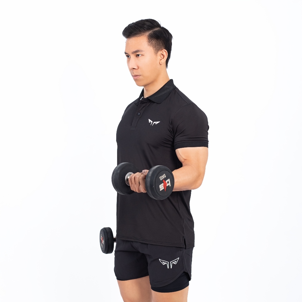 Áo Polo Nam Thể Thao, Pickleball Wolf Active Cool Active W211, Chất Vải Mát Mẻ, Thoáng Khí, Mềm Mịn