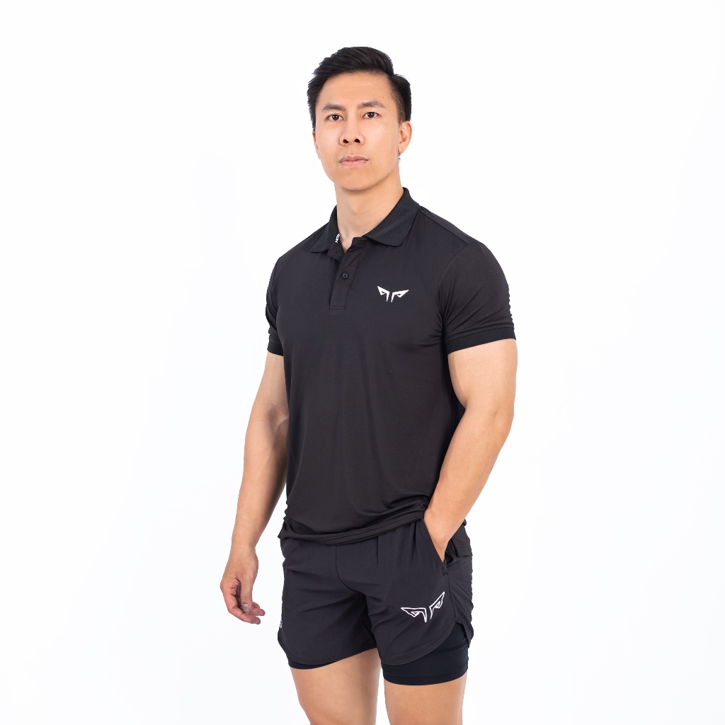 Áo Polo Nam Thể Thao, Pickleball Wolf Active Cool Active W211, Chất Vải Mát Mẻ, Thoáng Khí, Mềm Mịn