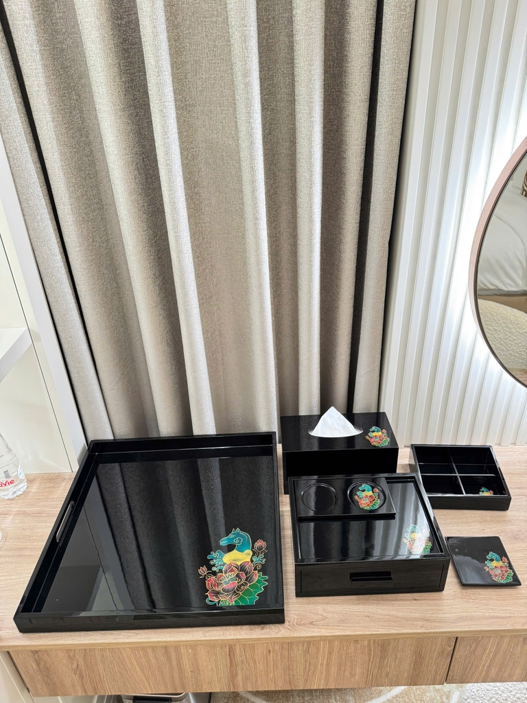 Rivius Amenities – Set Tiệc Trà Sơn Mài Tinh Hoa Á Đông