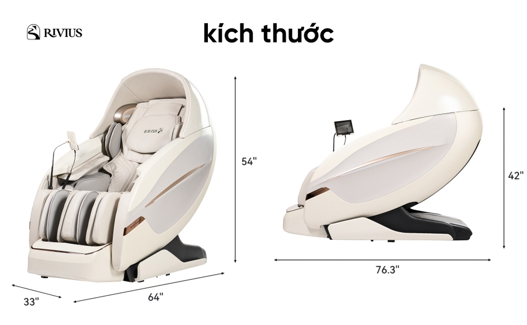 Rivius Auralis – Ghế Massage 4D Art Motion: Trải Nghiệm Cá Nhân Hóa Hoàn Hảo