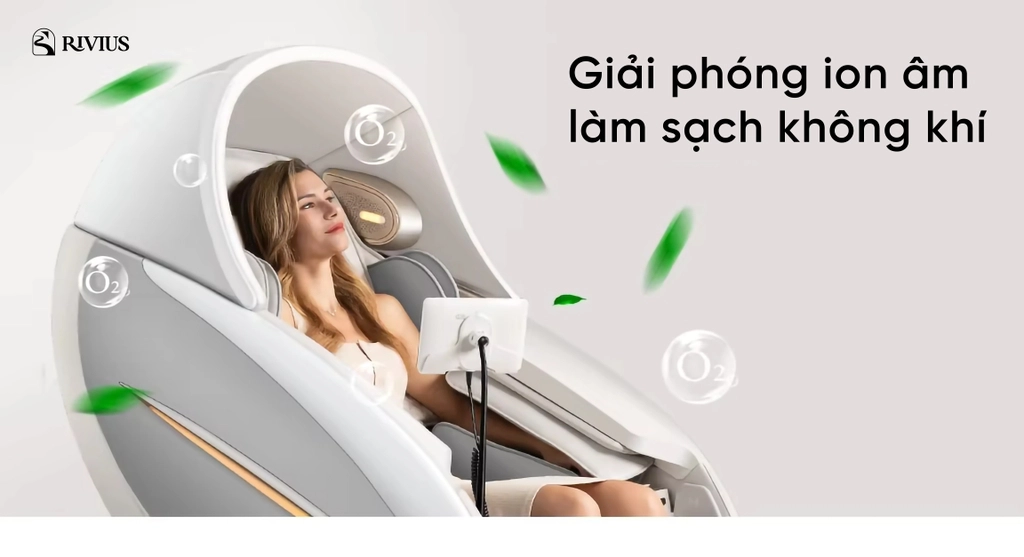Rivius Auralis – Ghế Massage 4D Art Motion: Trải Nghiệm Cá Nhân Hóa Hoàn Hảo